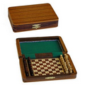 Travel Wood Pegged Chess Set